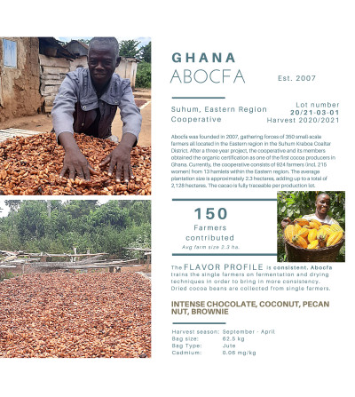 Chocolat 71% Ghana bio et équitable
