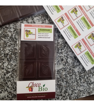 Chocolat 71% Guadeloupe bio