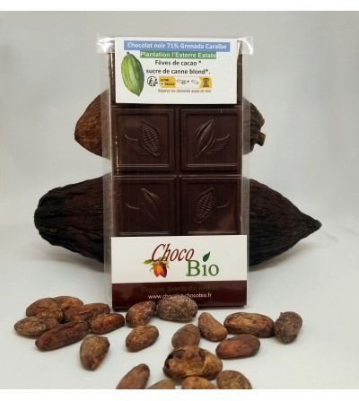 Chocolat 71% Grenada Caraïbe