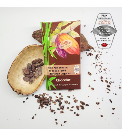 Chocolat 71% de plantation Sao Tomé